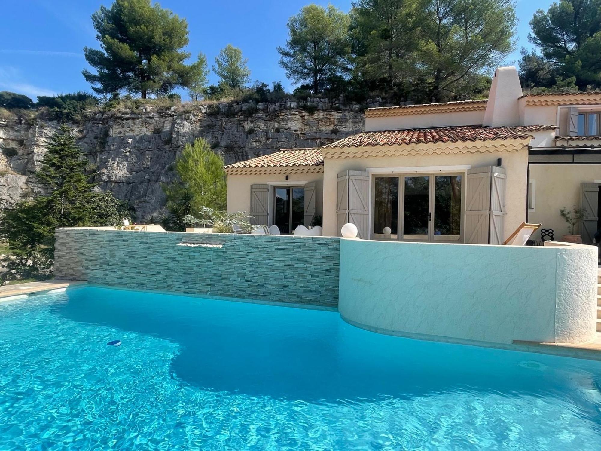 La Villa Des Carriers- Maison Avec Piscine Proche Mer Roquefort-les-Pins Exteriör bild